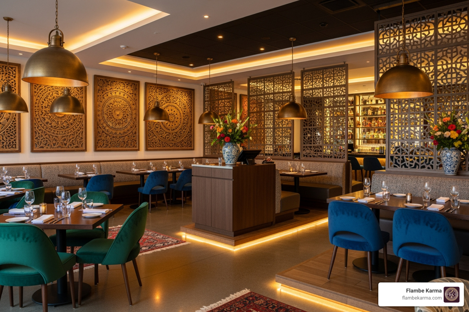 storefront or interior of Flambe Karma - hyderabadi biryani buffalo grove storefront or interior of Flambe Karma - hyderabadi biryani buffalo grove