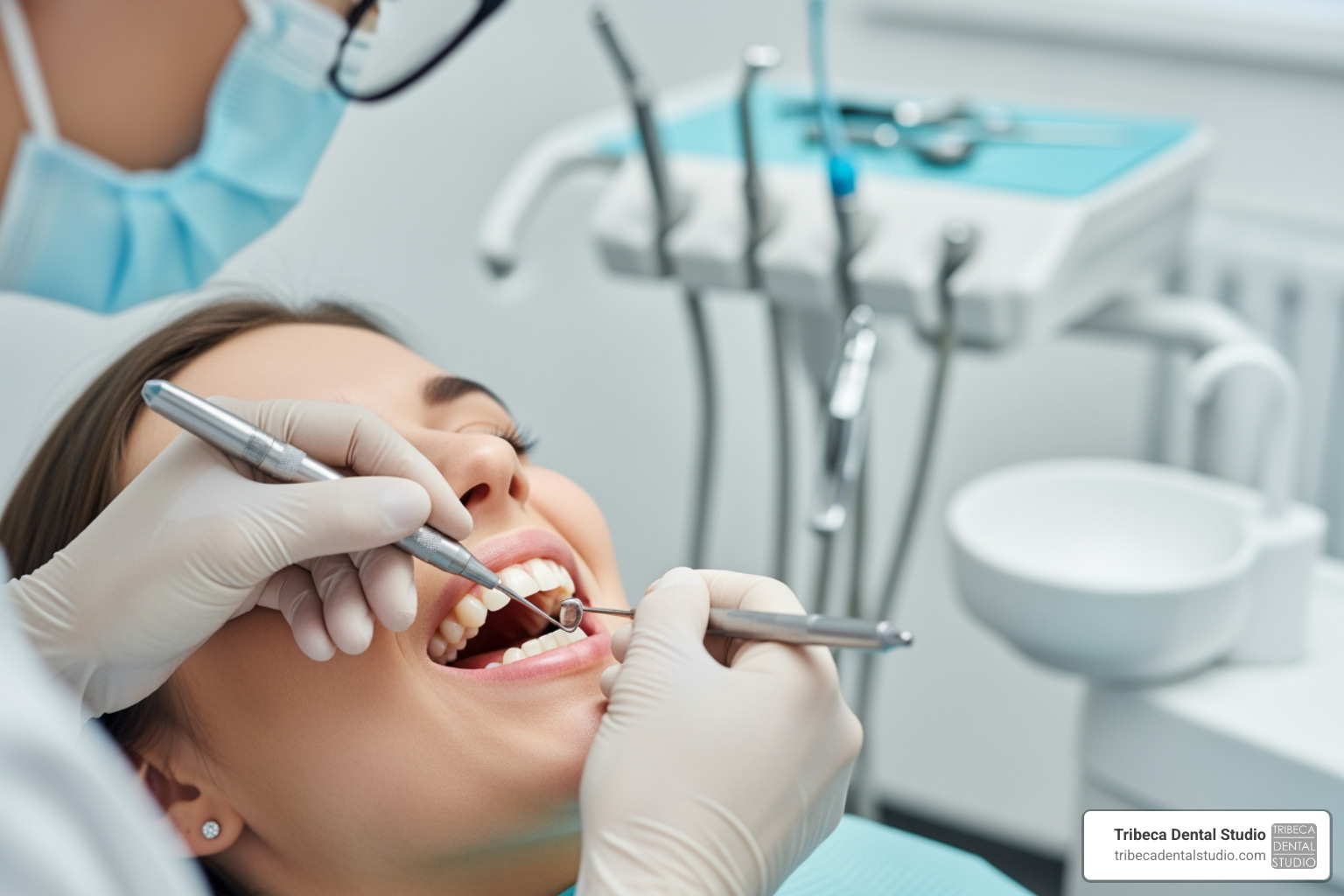 An illustration showing the difference between cleaning above the gumline (routine) and cleaning below the gumline (deep cleaning) - teeth cleaning without insurance cost An illustration showing the difference between cleaning above the gumline (routine) and cleaning below the gumline (deep cleaning) - teeth cleaning without insurance cost