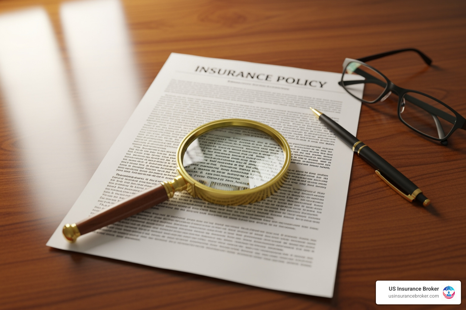 magnifying glass over an insurance policy's fine print - cross liability cover magnifying glass over an insurance policy's fine print - cross liability cover