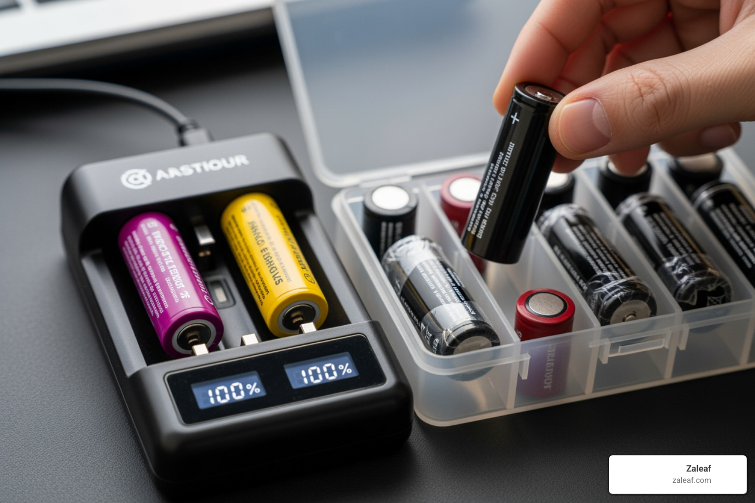 safe battery practices - different vape battery types