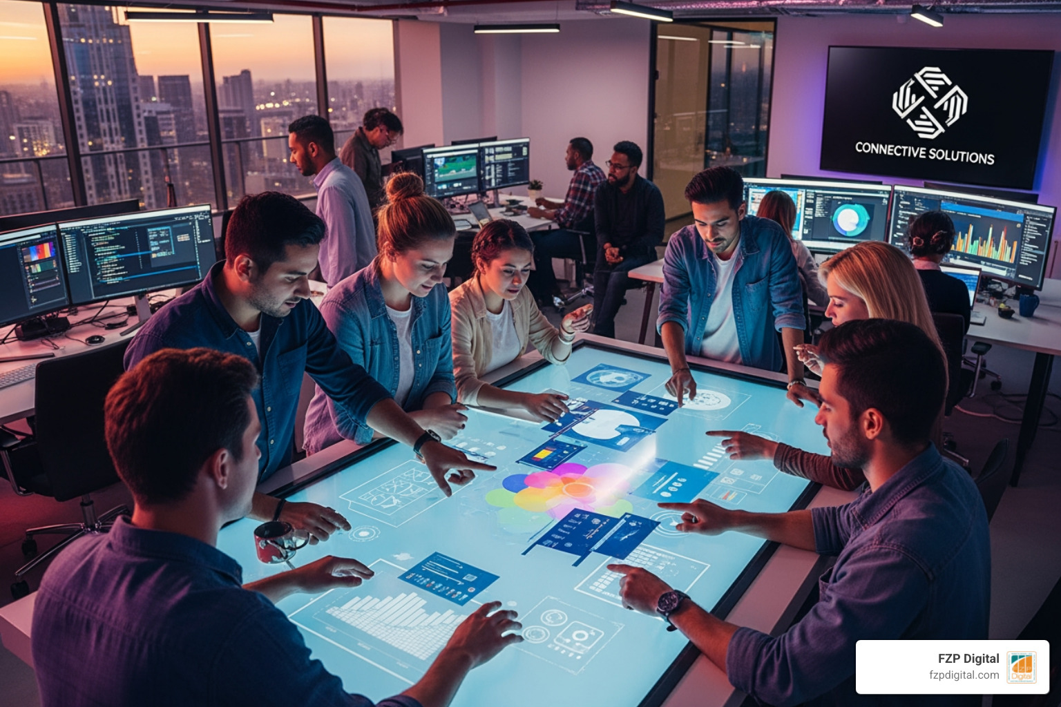 user interacting with engaging FZP Digital-designed website on their phone - interactive agency user interacting with engaging FZP Digital-designed website on their phone - interactive agency