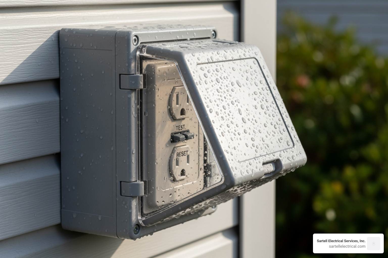 Outdoor GFCI with weatherproof cover - GFCI not resetting