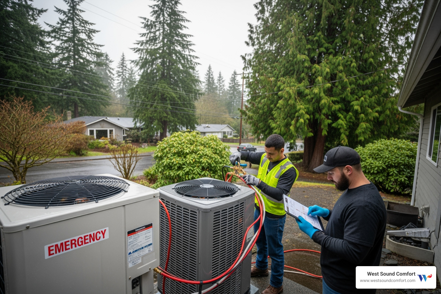 emergency heat pump installation - emergency heat pump installation in poulsbo, wa