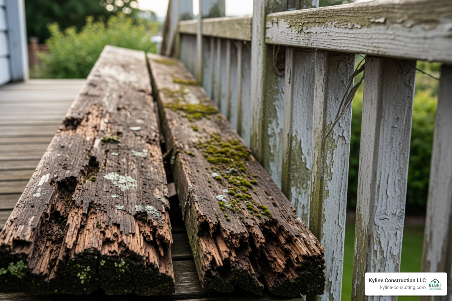 rotted deck board and wobbly railing - deck building and repair near me rotted deck board and wobbly railing - deck building and repair near me