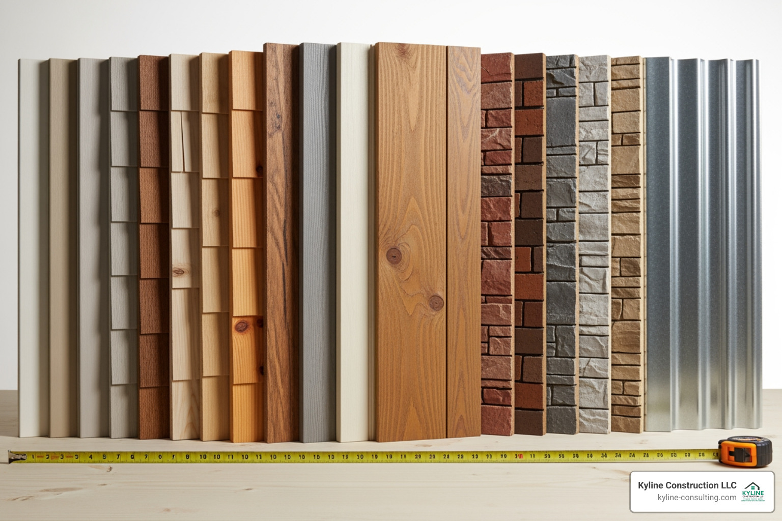 various siding material samples side-by-side - exterior siding renovation various siding material samples side-by-side - exterior siding renovation