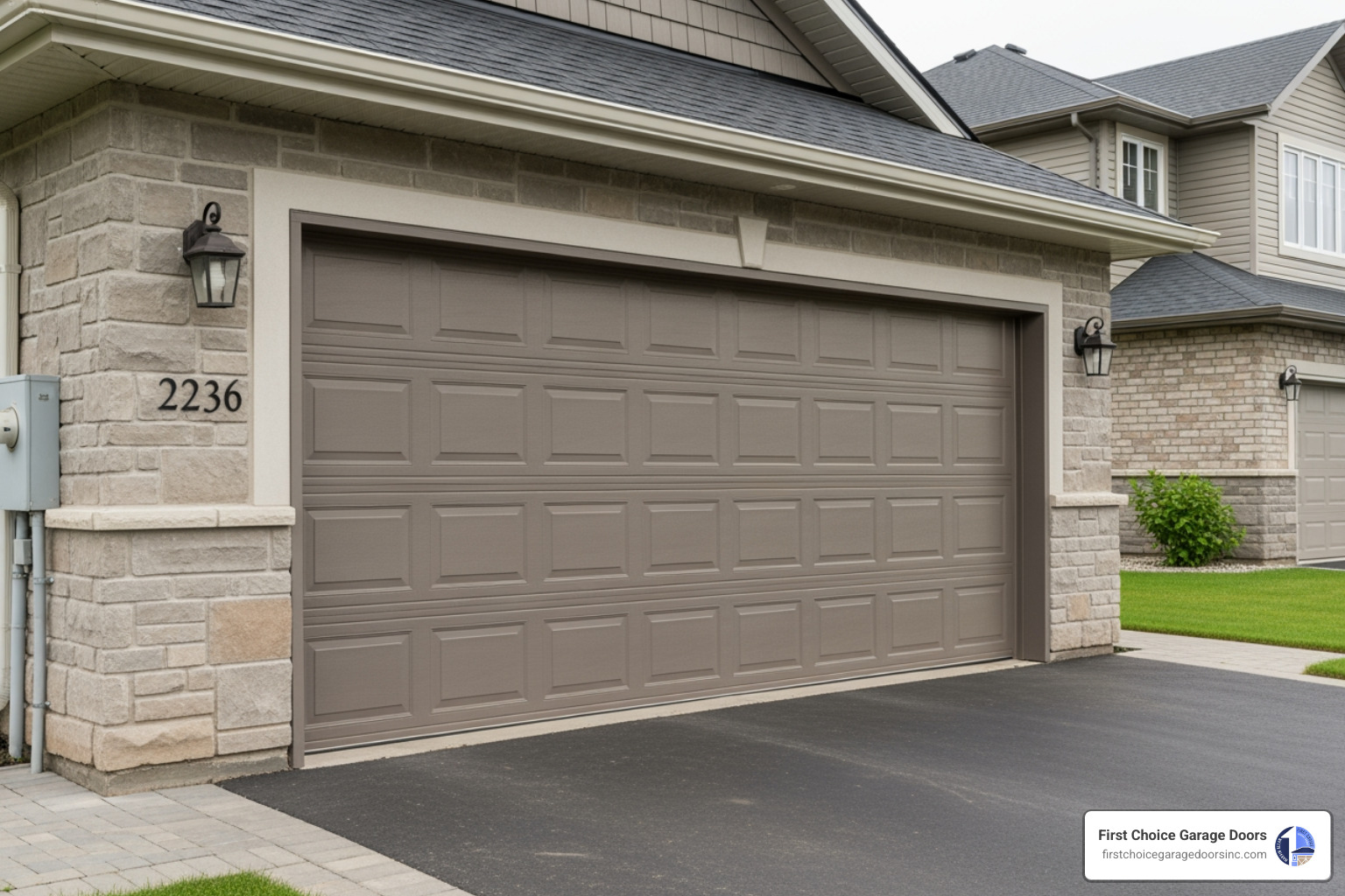 Infographic showing the key factors in affordable garage door installation: material selection with steel, wood, and vinyl options; professional installation benefits including proper spring tension and balanced operation; energy efficiency features like insulation and weather sealing; and warranty coverage for parts and labor - affordable garage door installation in manassas, va Infographic showing the key factors in affordable garage door installation: material selection with steel, wood, and vinyl options; professional installation benefits including proper spring tension and balanced operation; energy efficiency features like insulation and weather sealing; and warranty coverage for parts and labor - affordable garage door installation in manassas, va