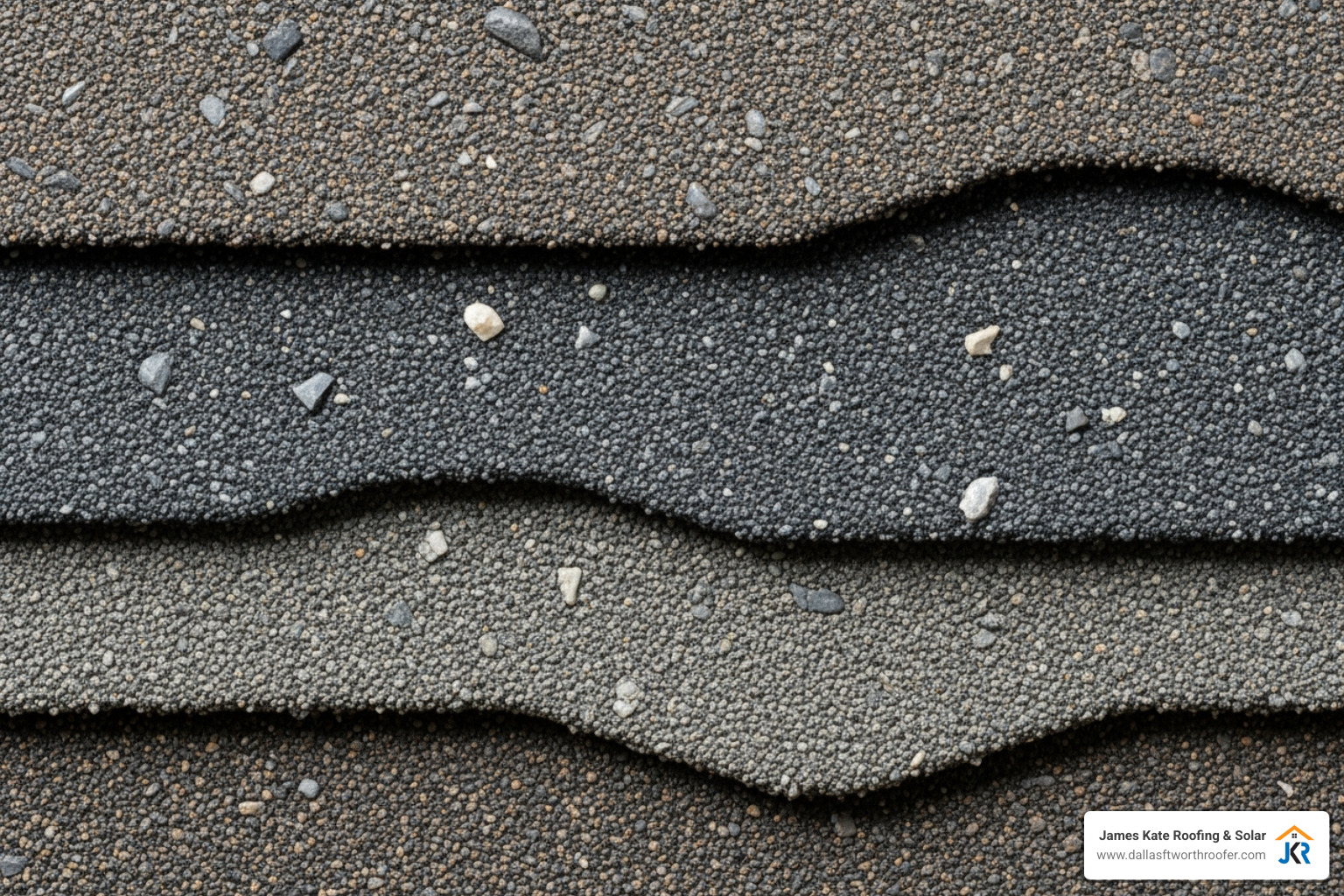 Close-up of an architectural asphalt shingle, showcasing its textured, multi-layered appearance and granular surface - asphalt composition shingle roof