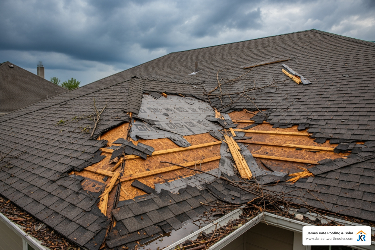 missing shingles on a roof after a storm - emergency roof repair arlington missing shingles on a roof after a storm - emergency roof repair arlington
