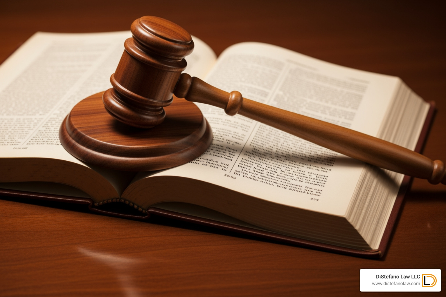 gavel resting on a law book - nursing home abuse lawyer fort lauderdale