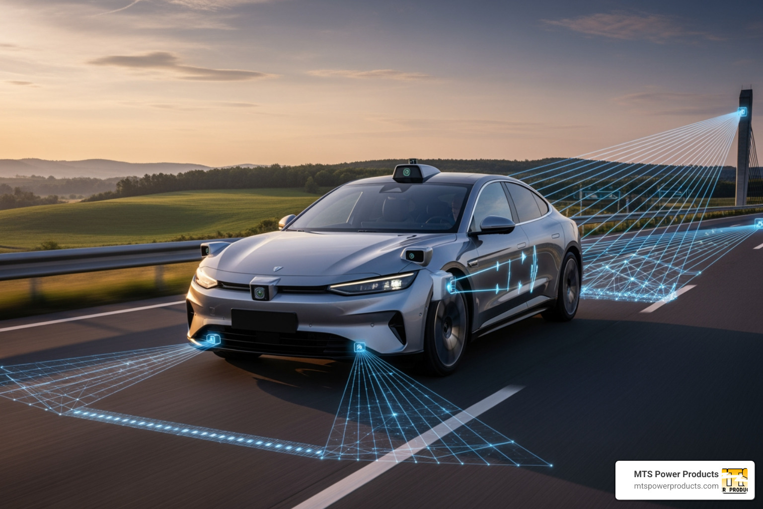 ADAS sensors like cameras, radar, and lidar scan the area around a vehicle - enhanced safety features