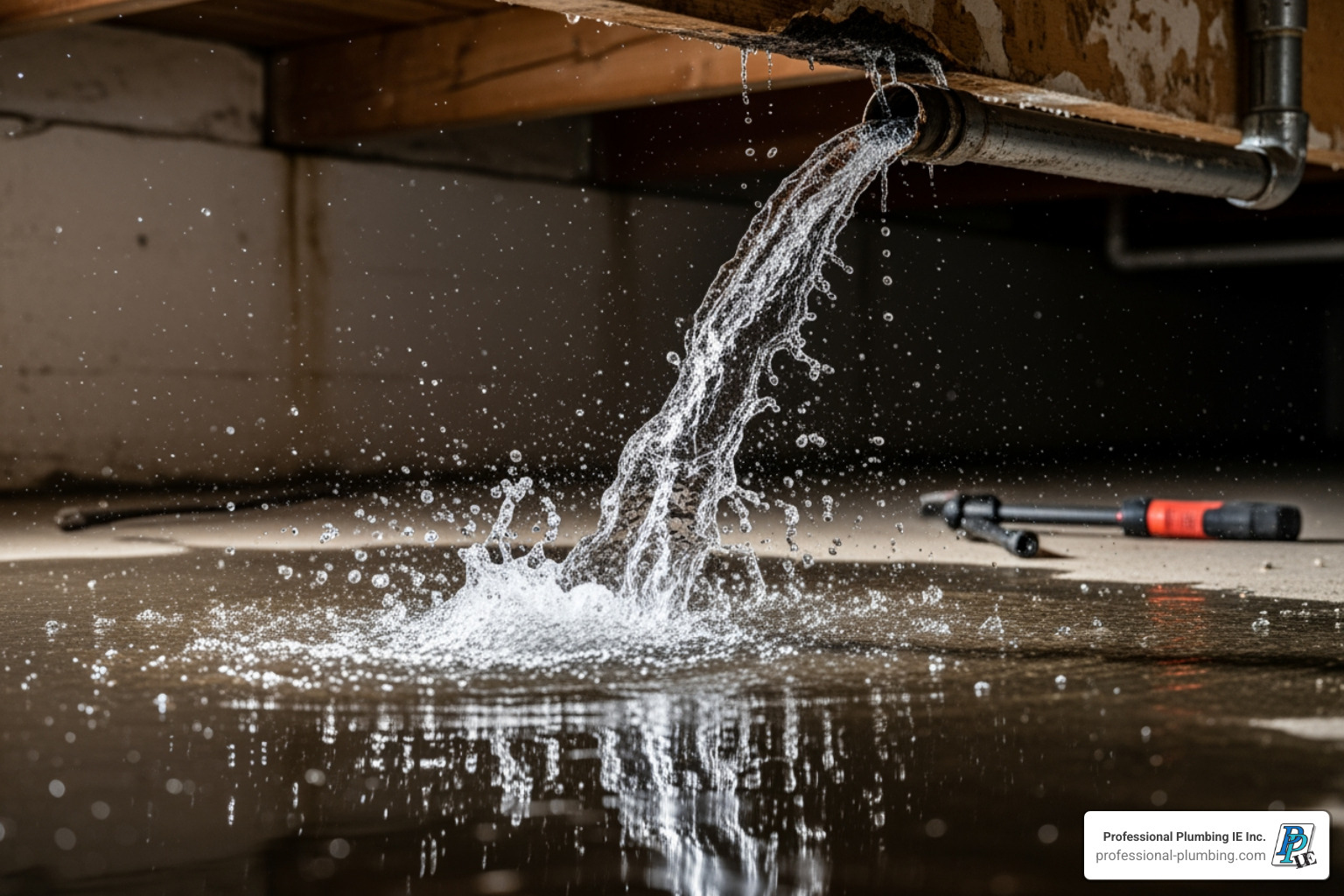 burst pipe spraying water - emergency plumbing services riverside burst pipe spraying water - emergency plumbing services riverside