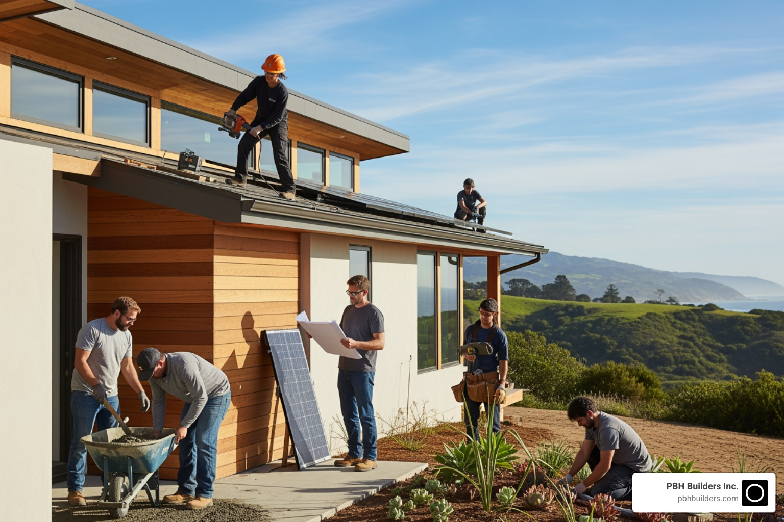 construction team working on a custom home in Coronado - general contractor Coronado construction team working on a custom home in Coronado - general contractor Coronado