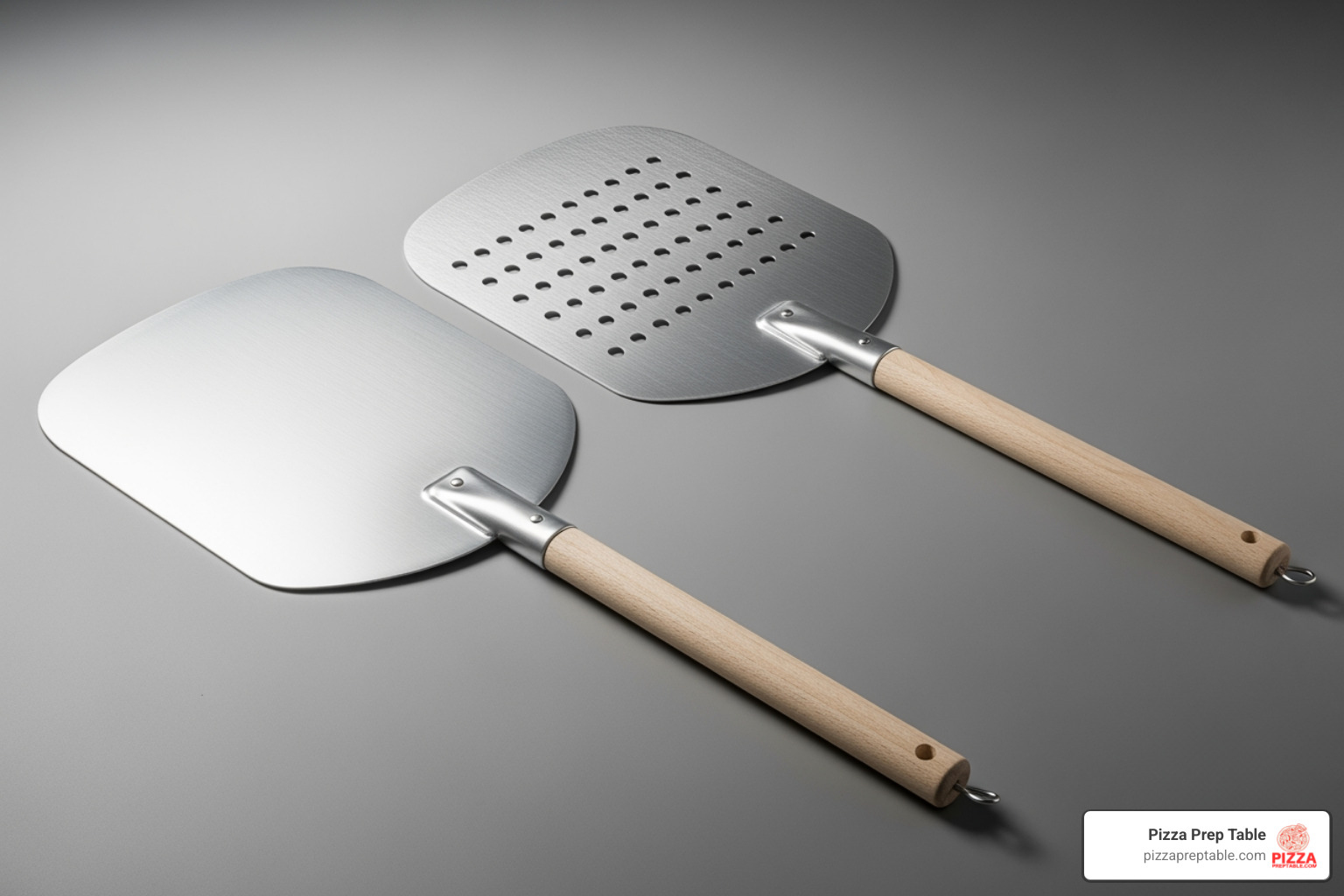 perforated vs solid aluminum pizza peel - aluminum pizza peel