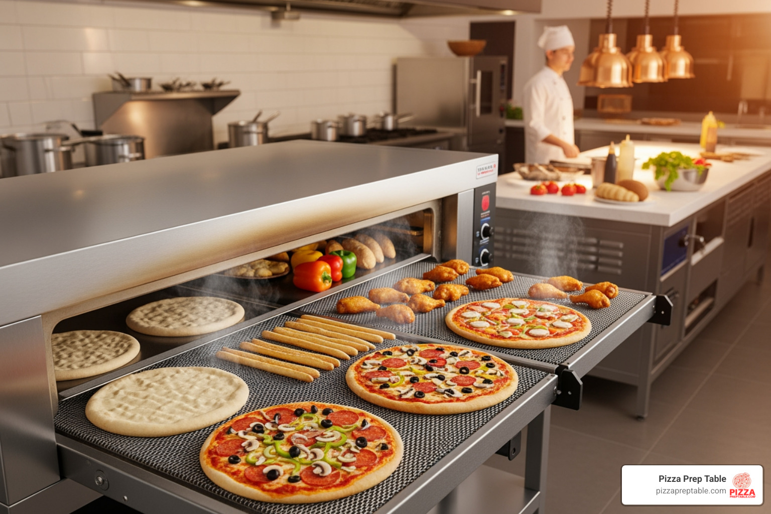 Versatile conveyor pizza oven - conveyor pizza oven