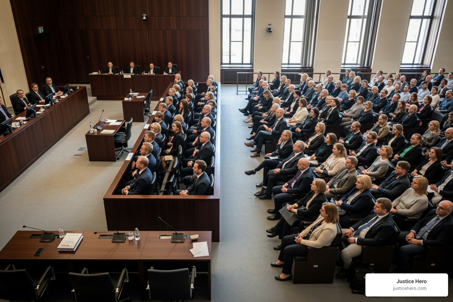 single document representing many people - Class action vs mass tort