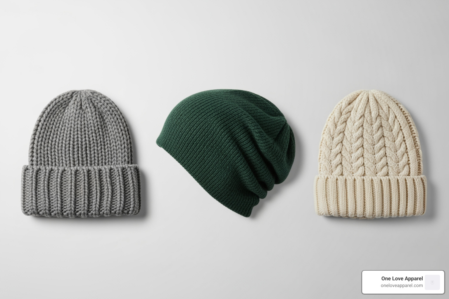 different beanie styles side-by-side (chunky, slouchy, cable-knit) - beanie with fur pom pom different beanie styles side-by-side (chunky, slouchy, cable-knit) - beanie with fur pom pom