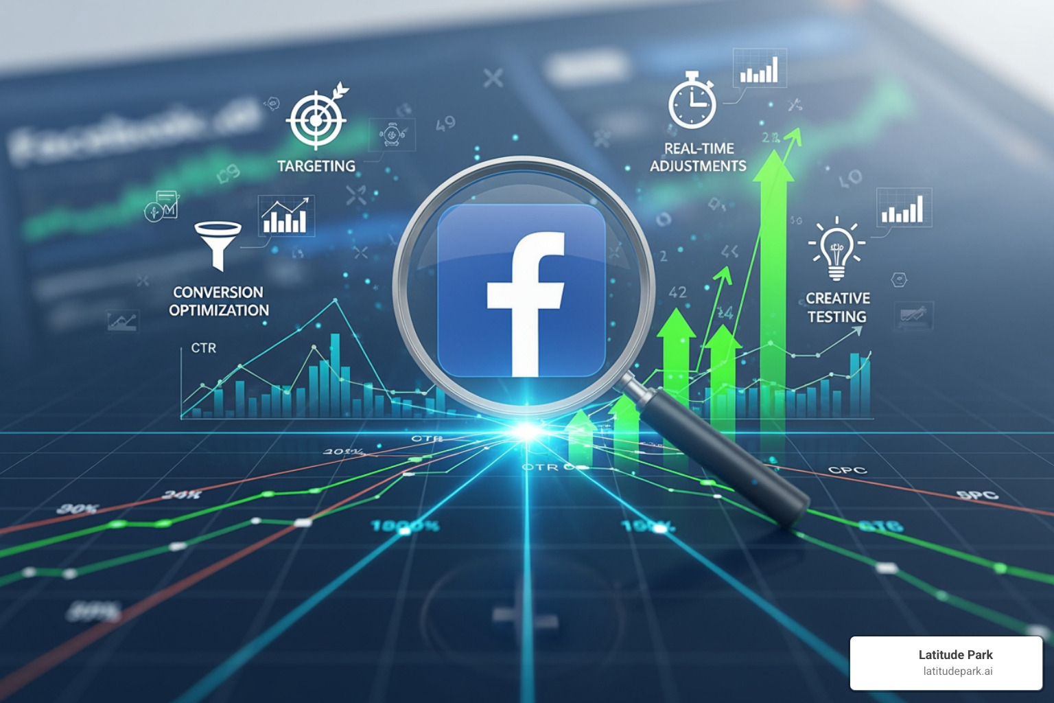 Screenshot of Meta Ads Manager audience creation interface with sections for detailed targeting, custom audiences, and lookalike audiences. - Facebook ad campaign optimization