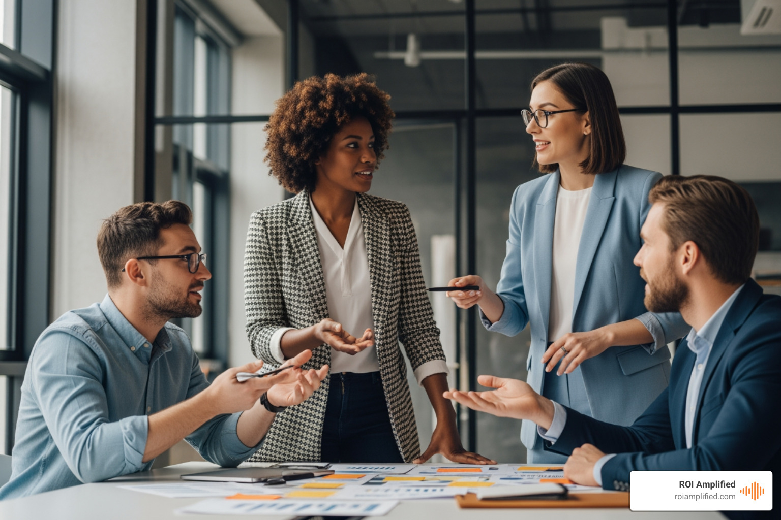 people collaborating on a digital marketing strategy - digital marketing solutions people collaborating on a digital marketing strategy - digital marketing solutions