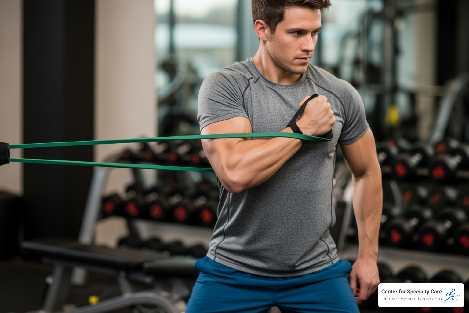 External Rotation with Resistance Band - Exercises for shoulder pain