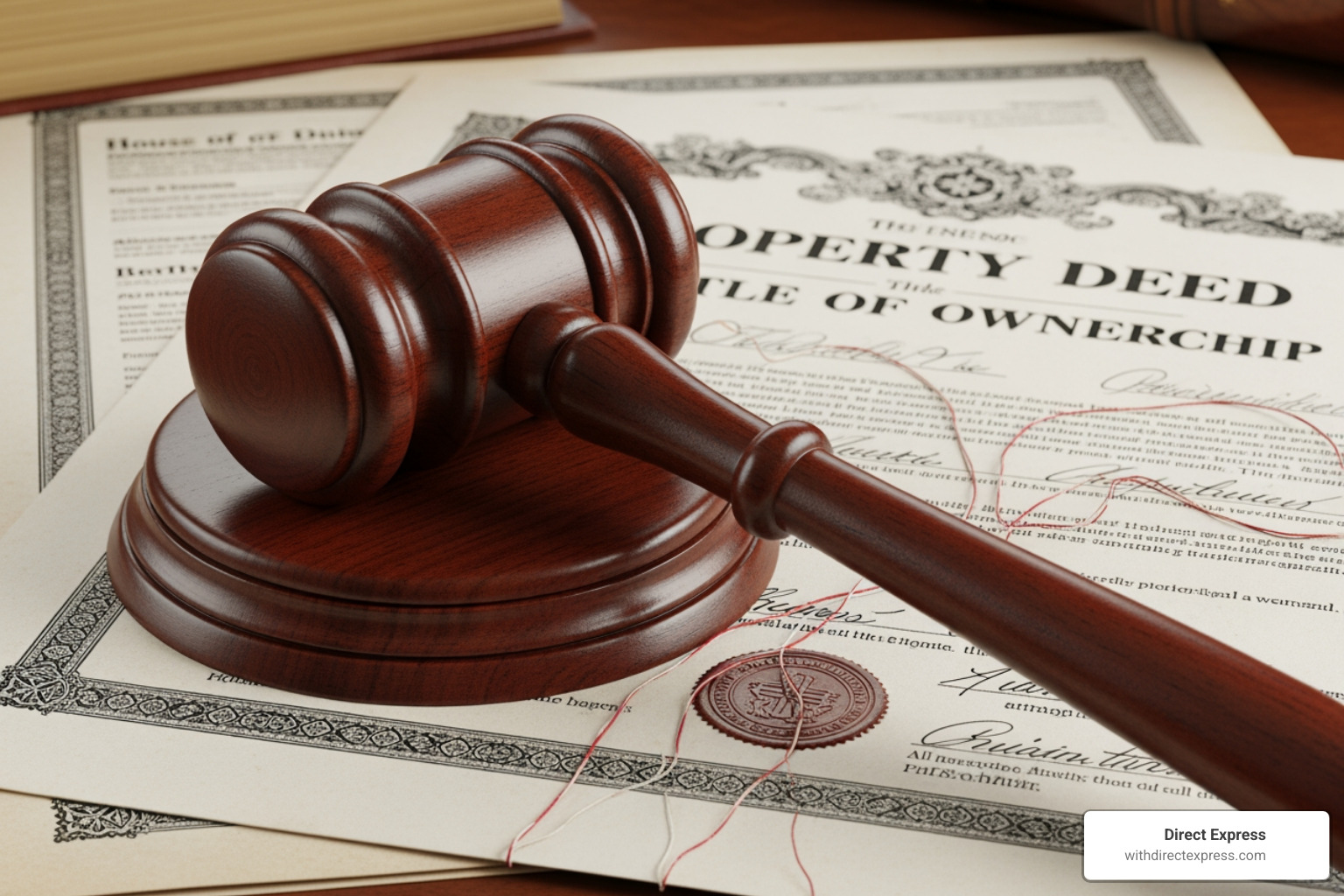 gavel and house deed - can you sell an inherited house before probate