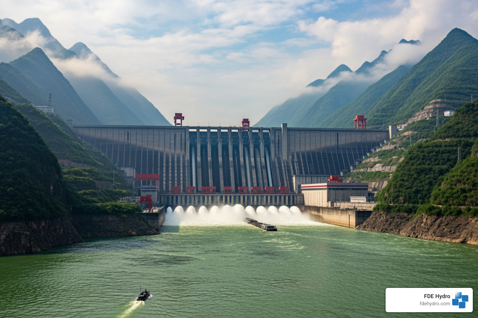 Three Gorges Dam in China - hydro energy power plant