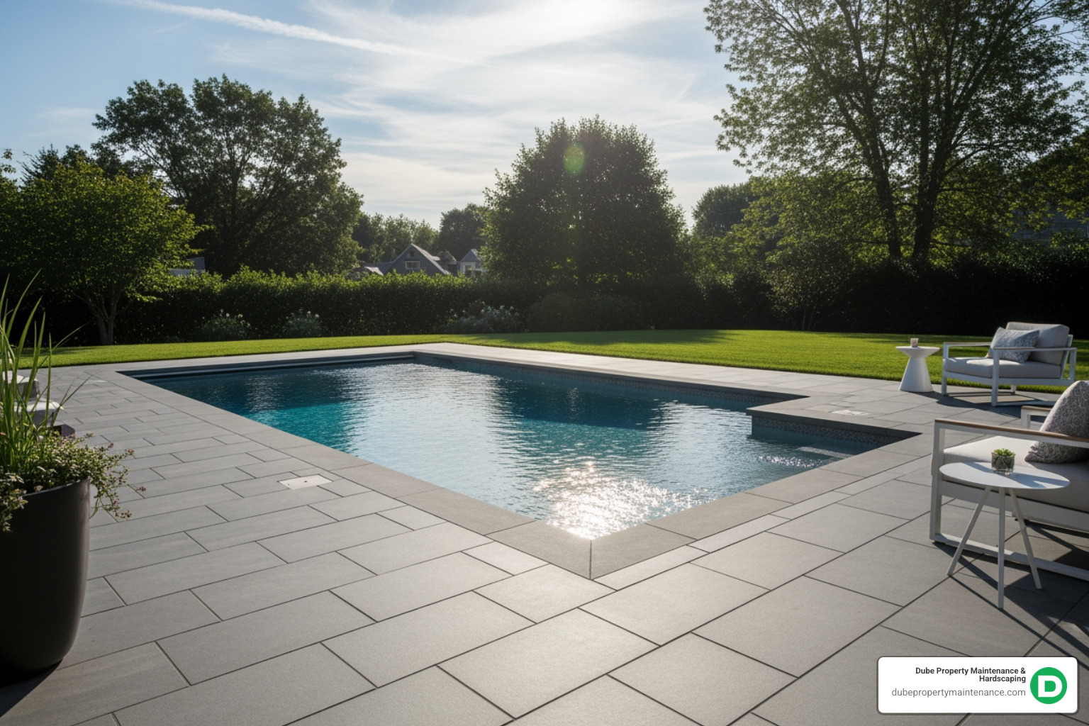 modern pool pavers