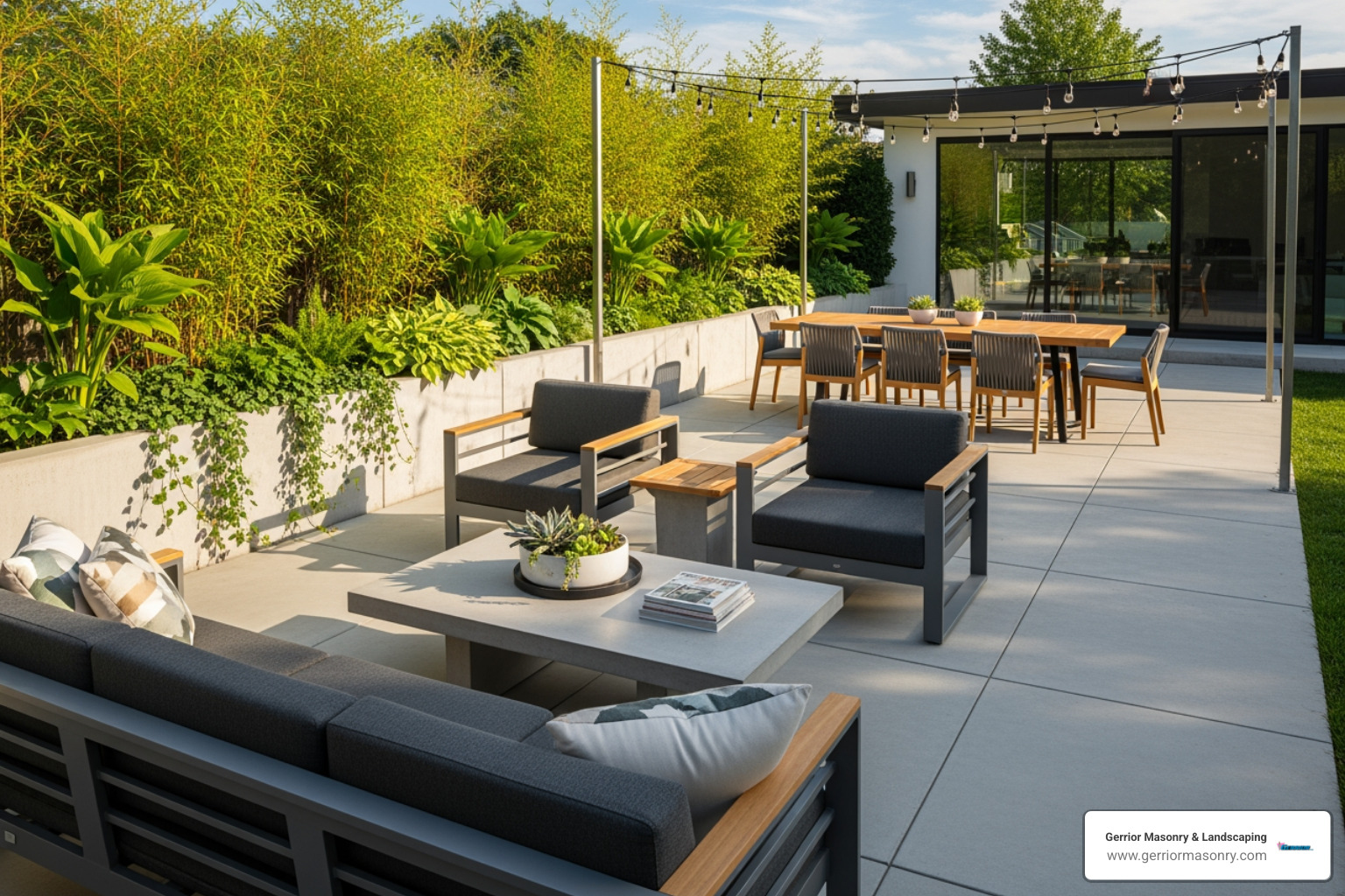 beautiful concrete patio - concrete patio construction