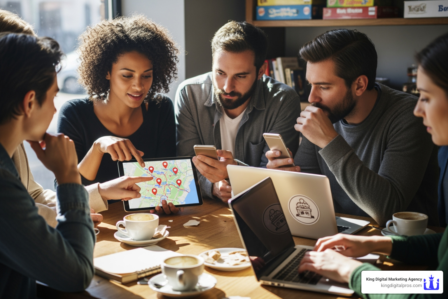 Various Devices Displaying Different Types Of Local Ads - Local Digital Advertising