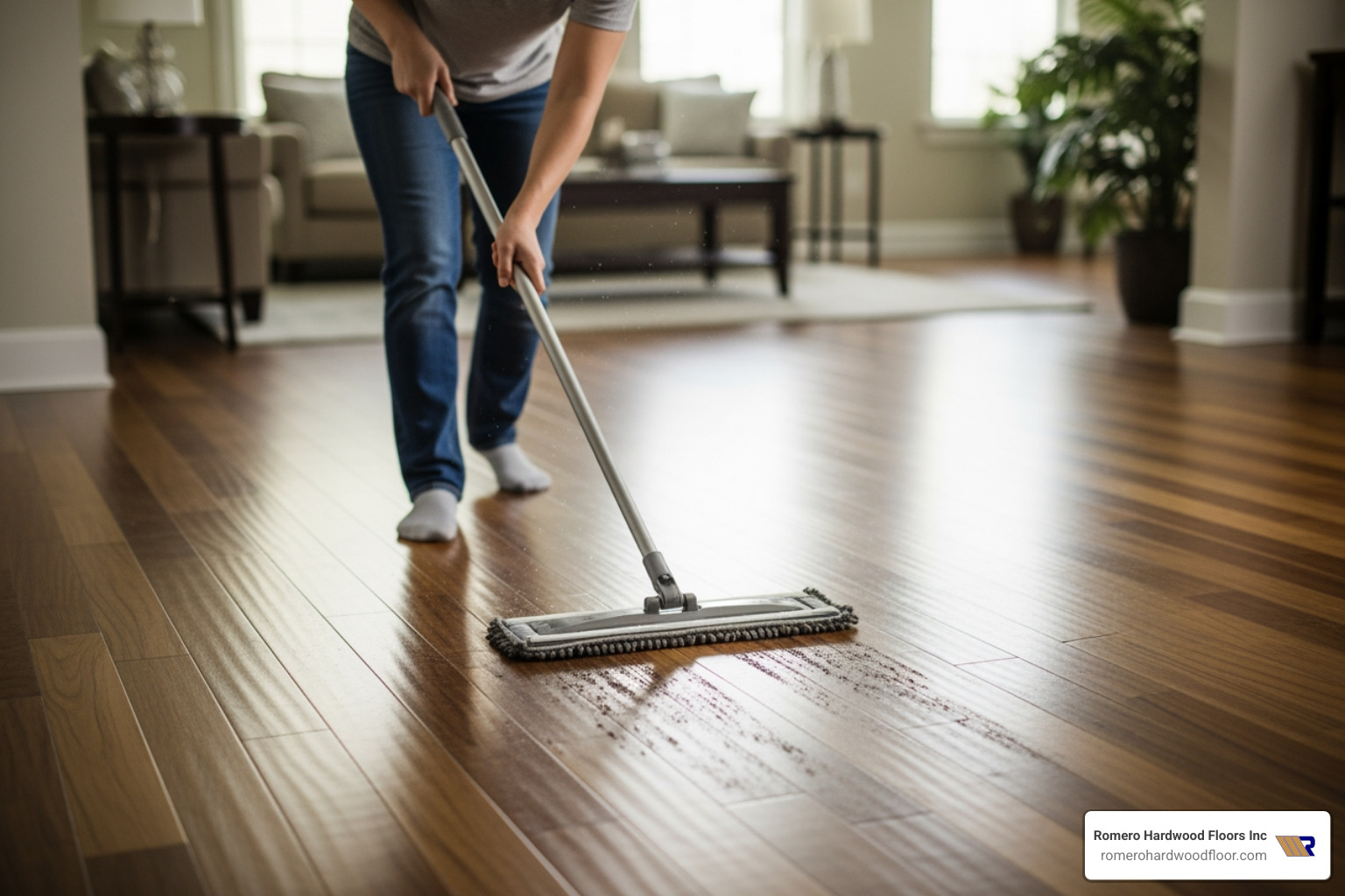 person using a microfiber mop on a hardwood floor - steam mop timber floors person using a microfiber mop on a hardwood floor - steam mop timber floors