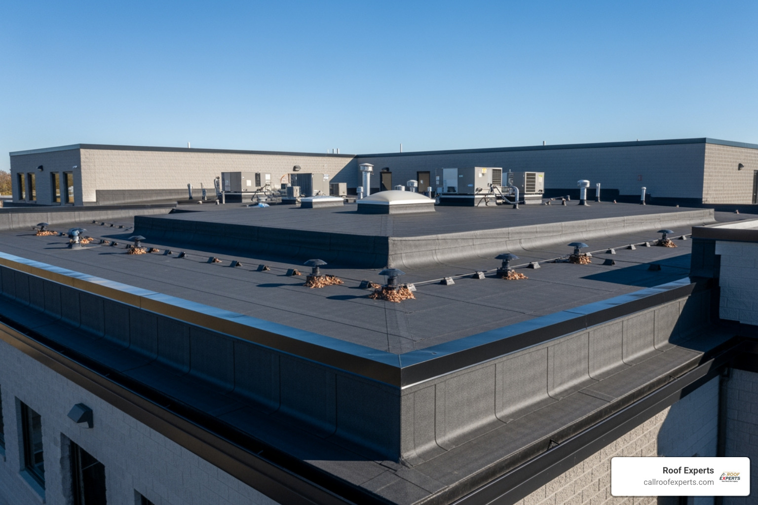 EPDM flat roof - epdm roofer near me