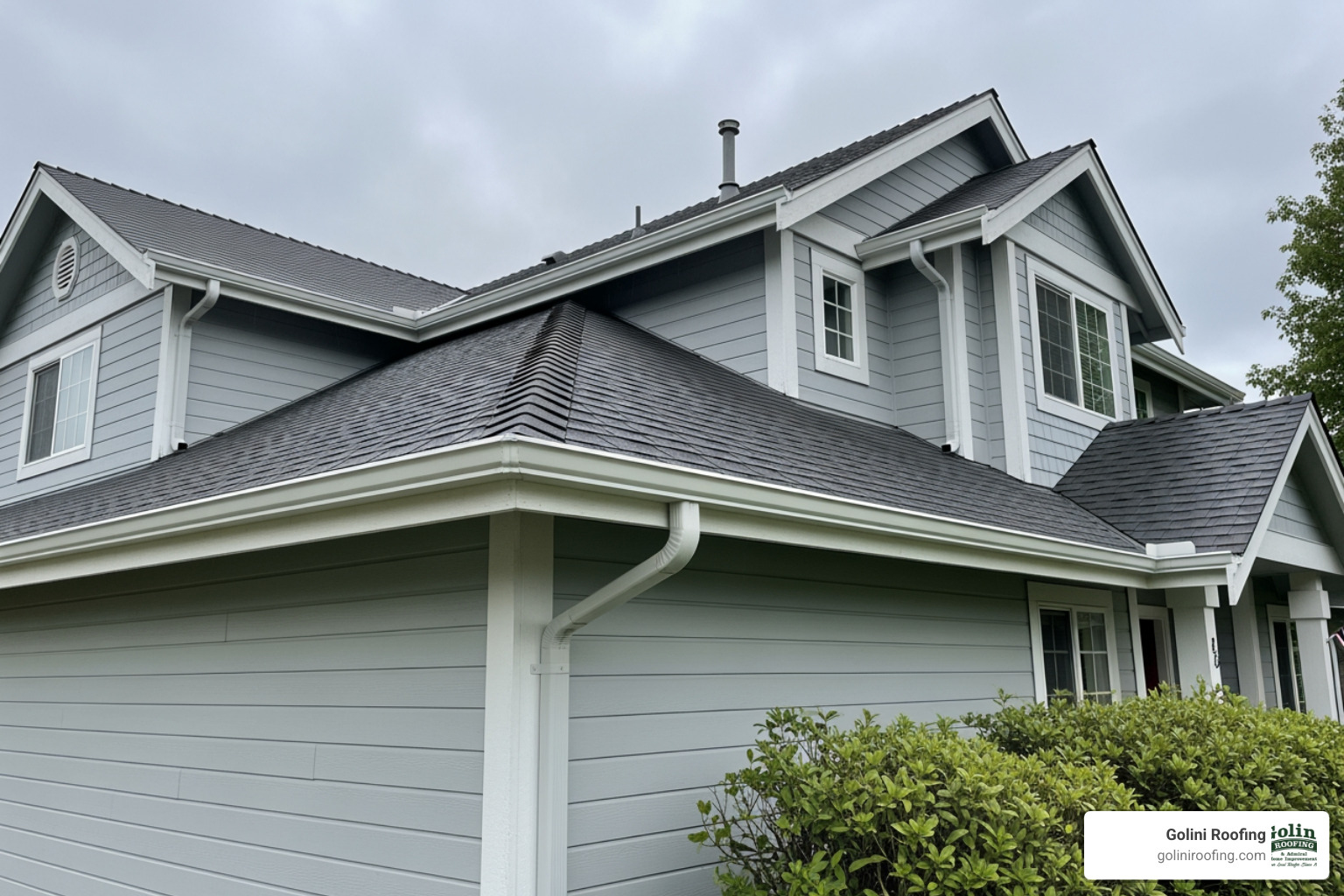 rain gutters on residential home - rain gutters cost per linear foot