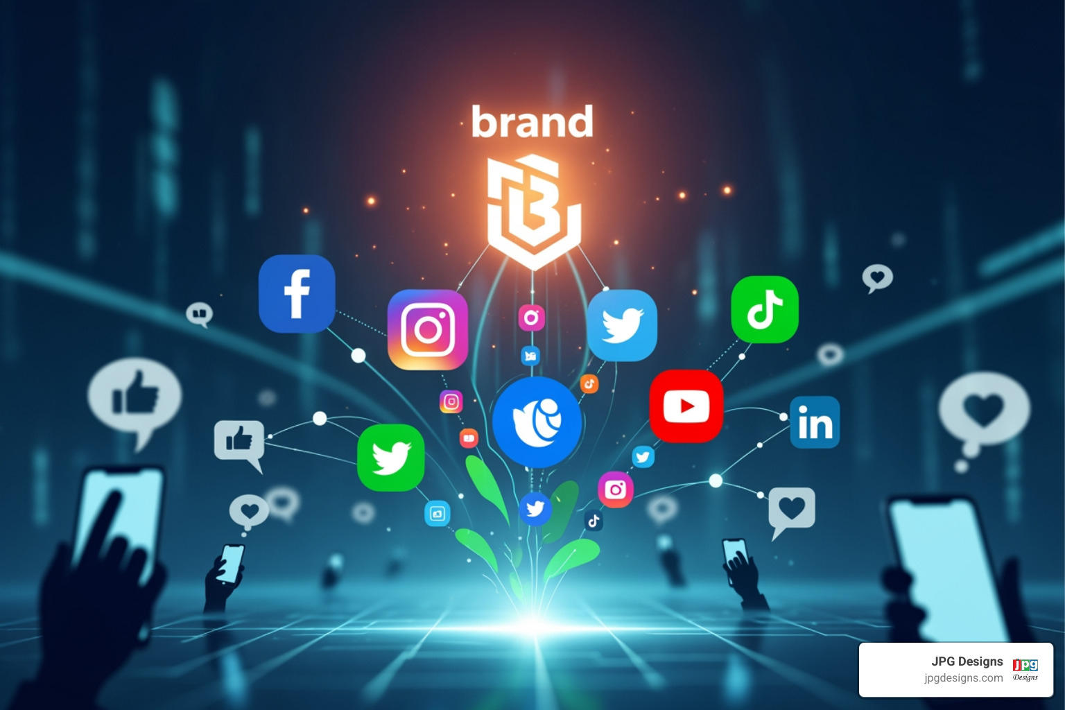 brand style guide showing logos, color palette, and fonts - brand building on social media