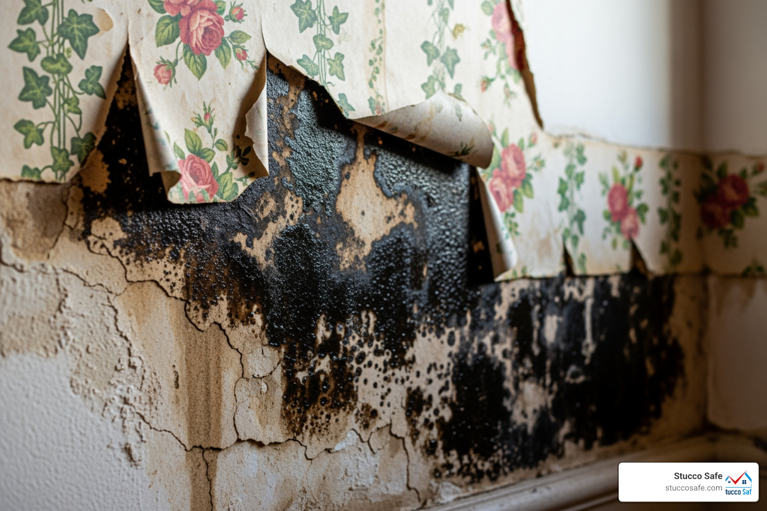 mold behind peeling wallpaper - detect mold in your house mold behind peeling wallpaper - detect mold in your house