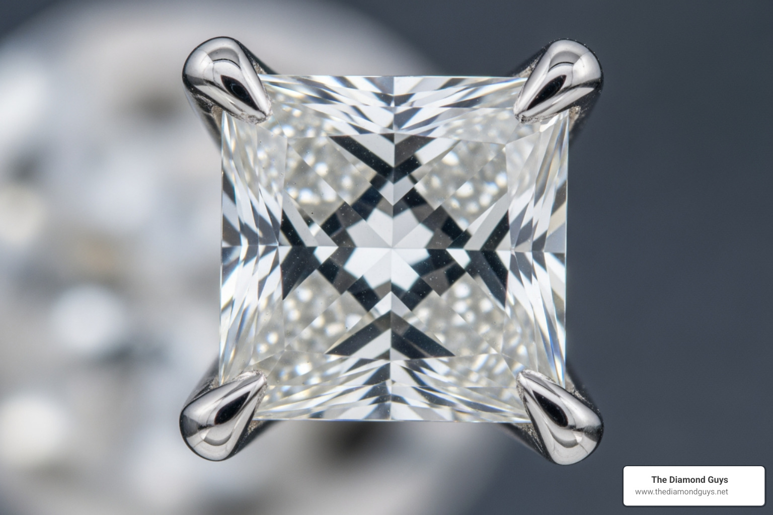 close-up shot showcasing the sharp lines of a princess-cut diamond earring - mens square earrings diamond close-up shot showcasing the sharp lines of a princess-cut diamond earring - mens square earrings diamond