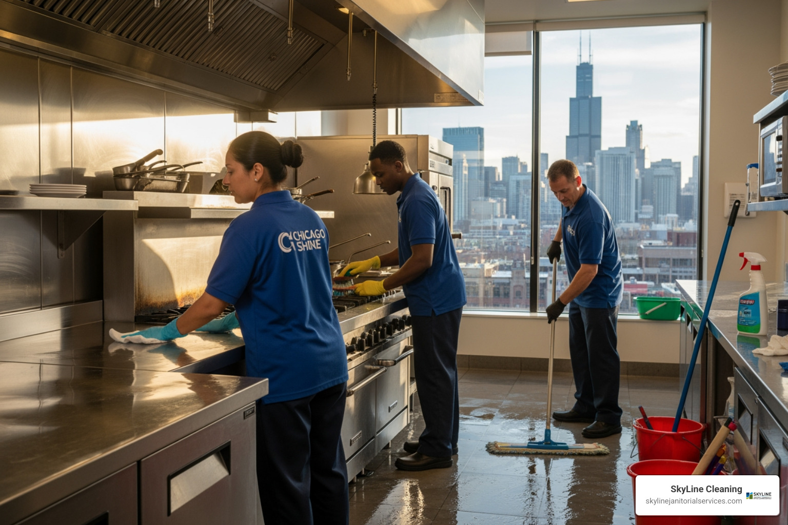 Grade A health inspection sign on a local restaurant door - restaurant cleaning service chicago Grade A health inspection sign on a local restaurant door - restaurant cleaning service chicago