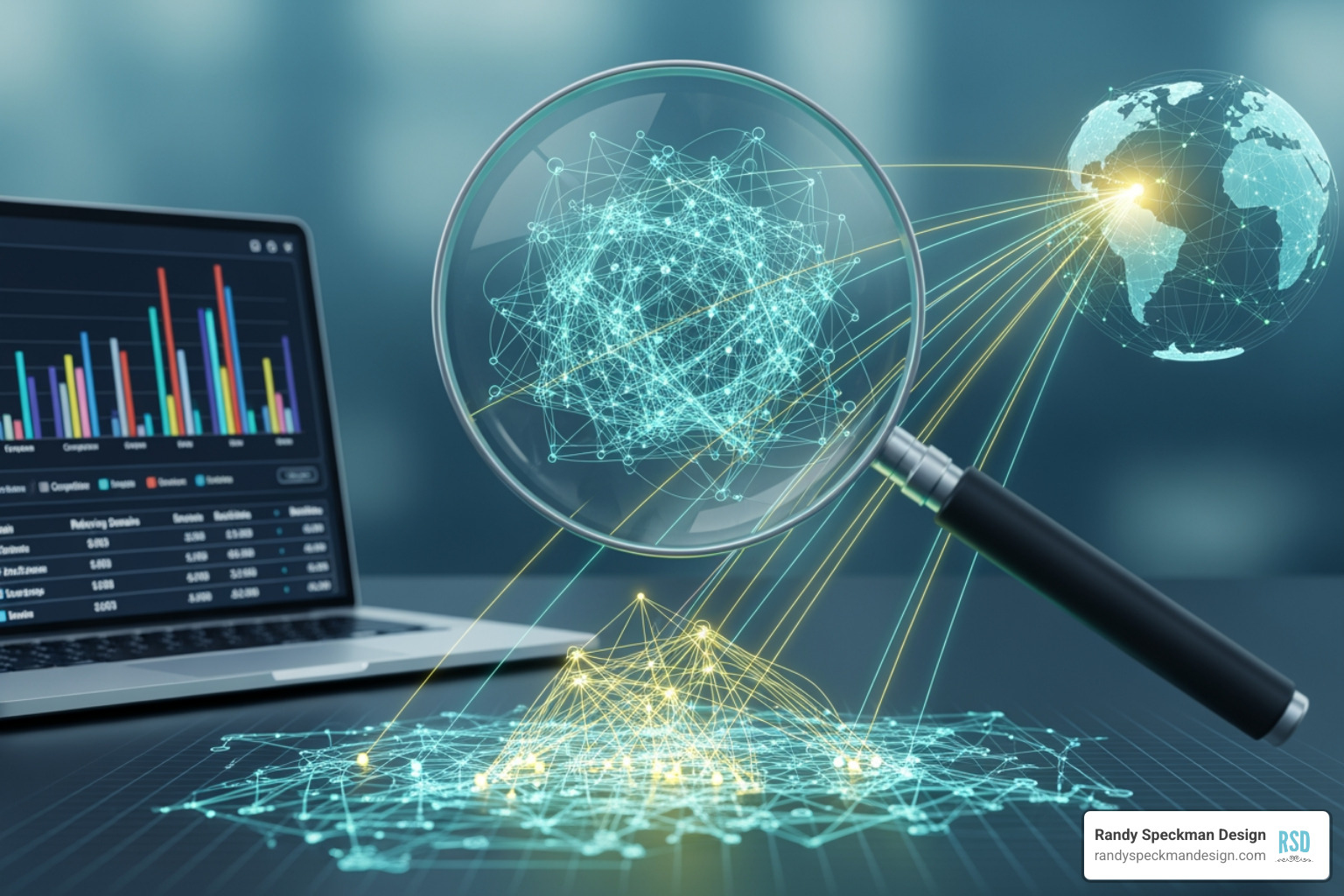 SEO tool dashboard showing various backlink metrics - competitor backlink analysis