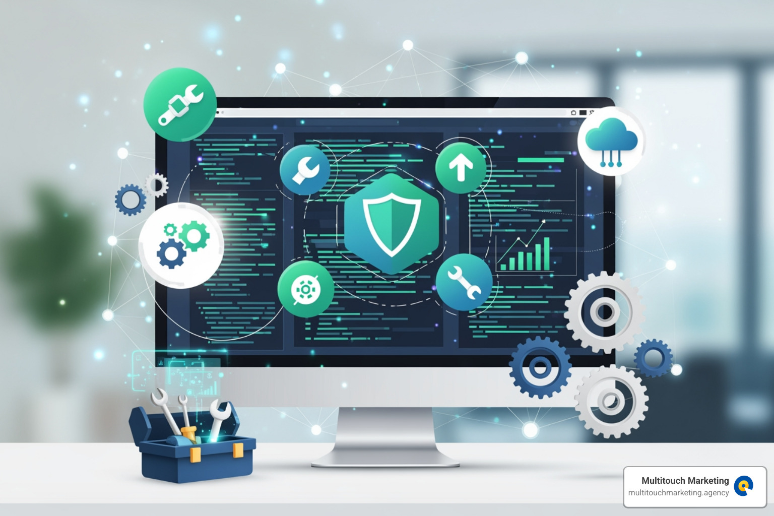 website dashboard showing available updates - Website maintenance and management website dashboard showing available updates - Website maintenance and management