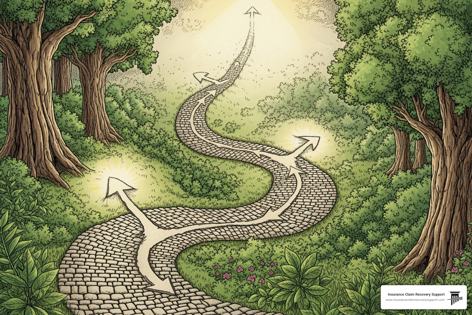 flowchart showing steps after claim denial - denied commercial insurance claim lawyer