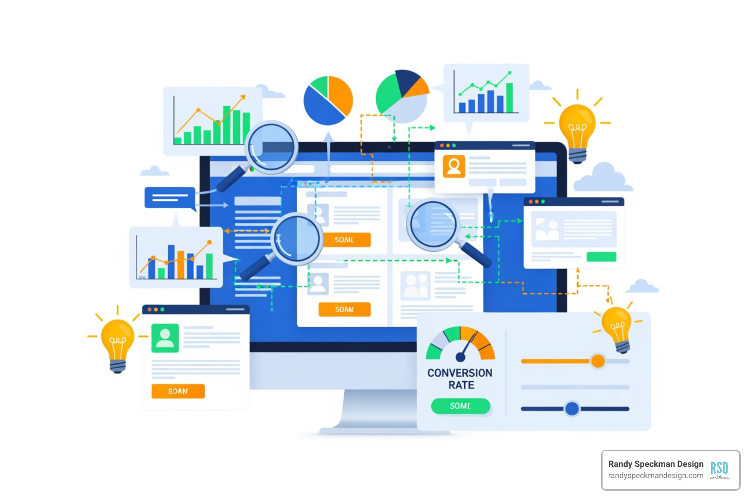 A well-designed landing page highlighting a clear headline, social proof, and a prominent call-to-action button. - what is conversion optimization for websites