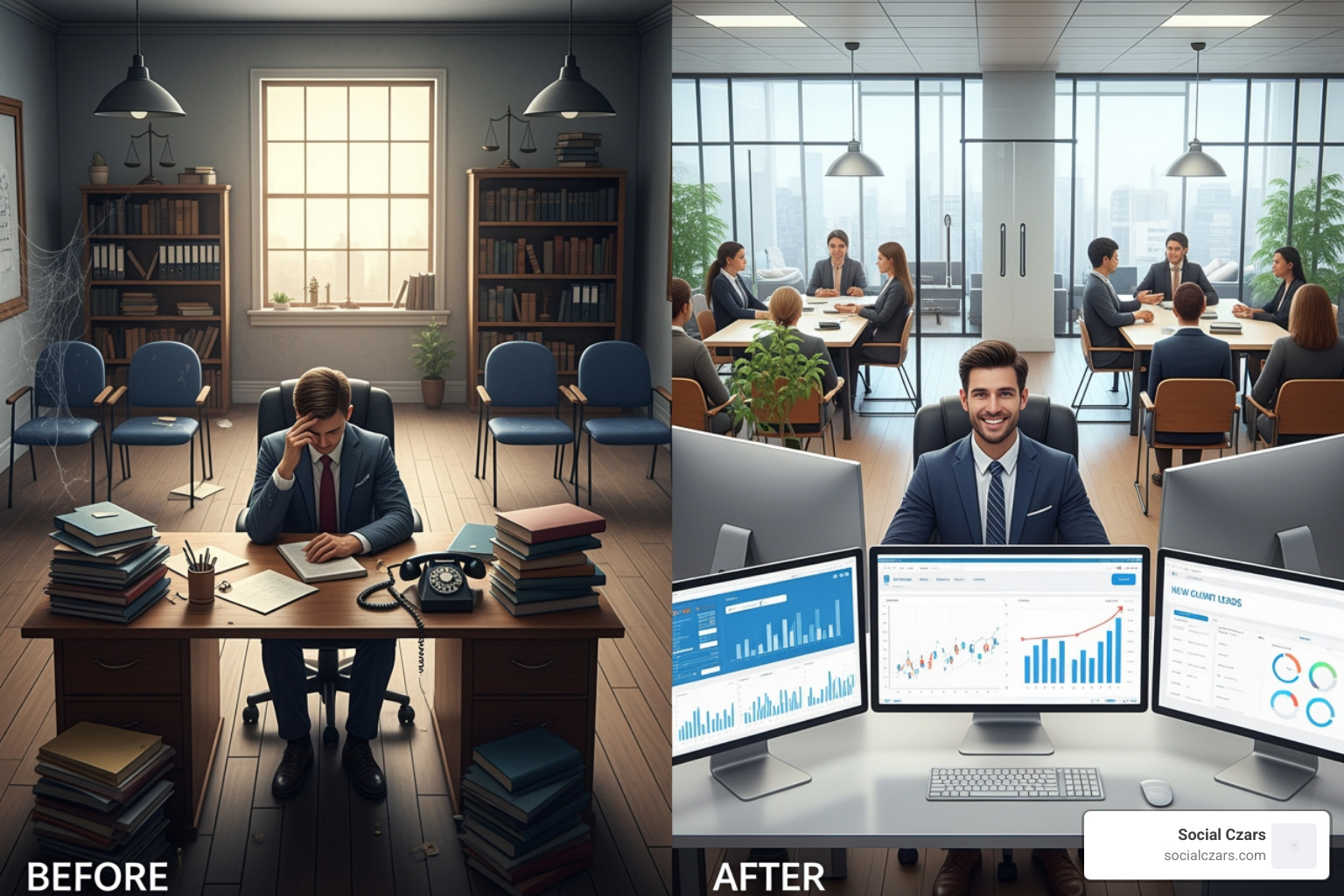 Google Analytics traffic source report - how to tell if seo is working for law firm