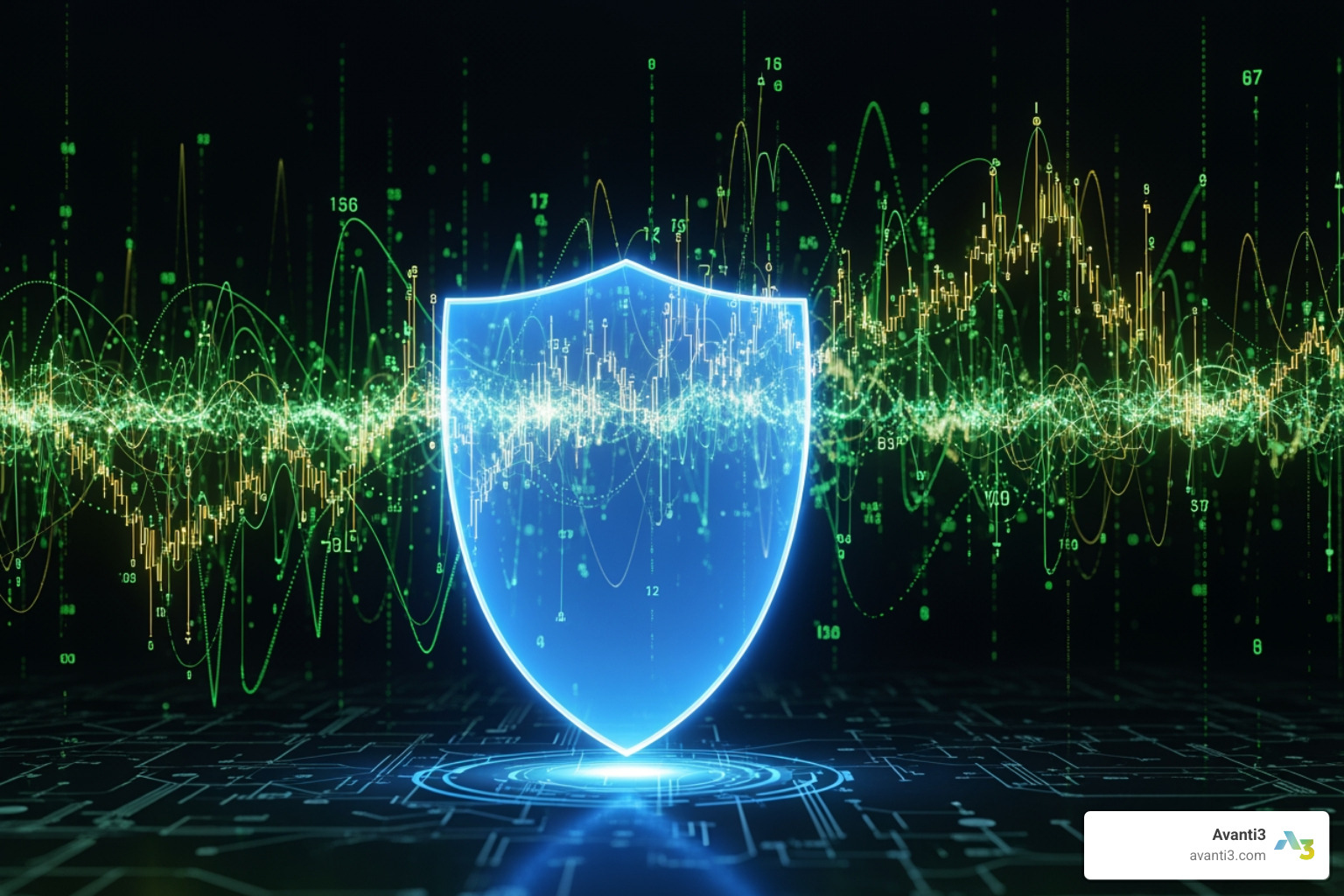 digital shield protecting financial data - AI fintech solutions