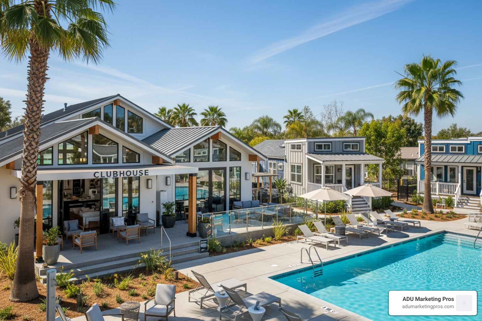 tiny home community clubhouse and pool - tiny home parks in southern california tiny home community clubhouse and pool - tiny home parks in southern california