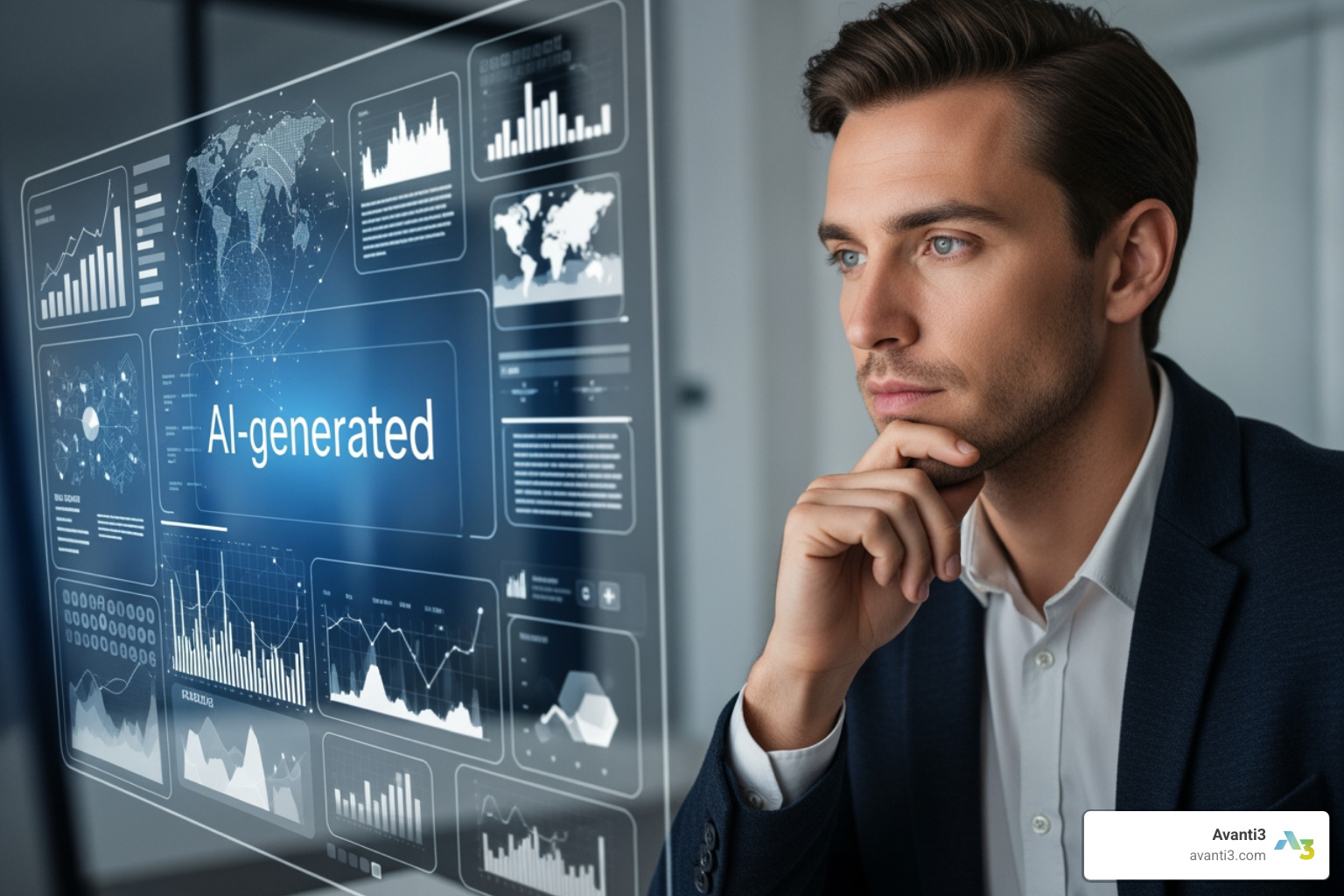 Person reviewing AI-generated content on screen - free ai content creation tools