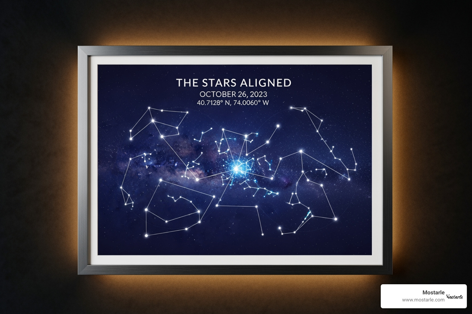 custom star map - thoughtful anniversary gifts