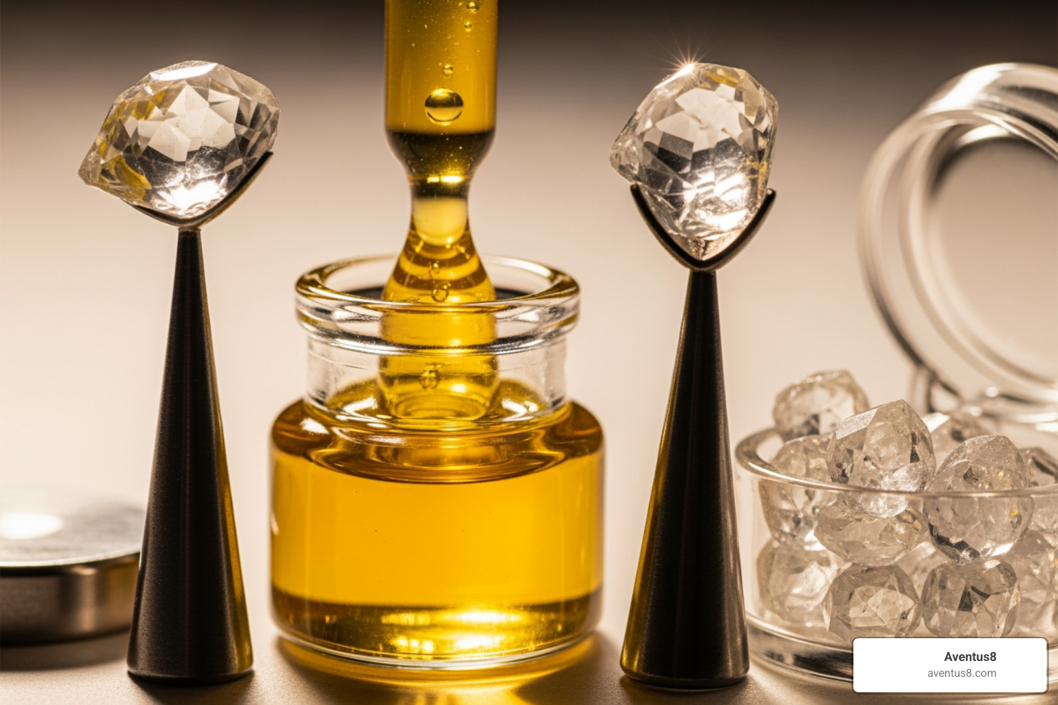 Image of different cannabis concentrates like oil and THC diamonds - blunt with oil and thc crystal