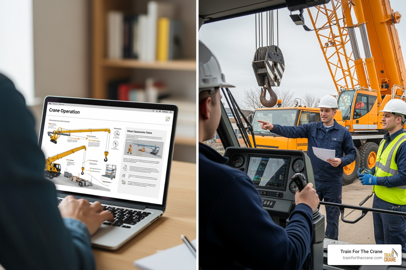 online vs in-person crane training - crane training prices