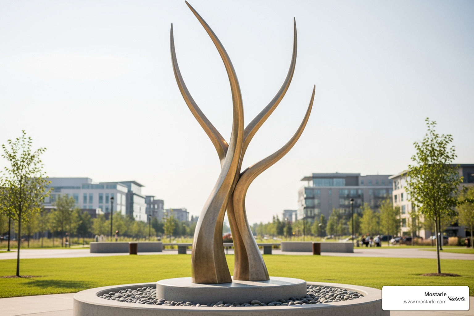 modern abstract bronze tree sculpture - bronze tree sculpture