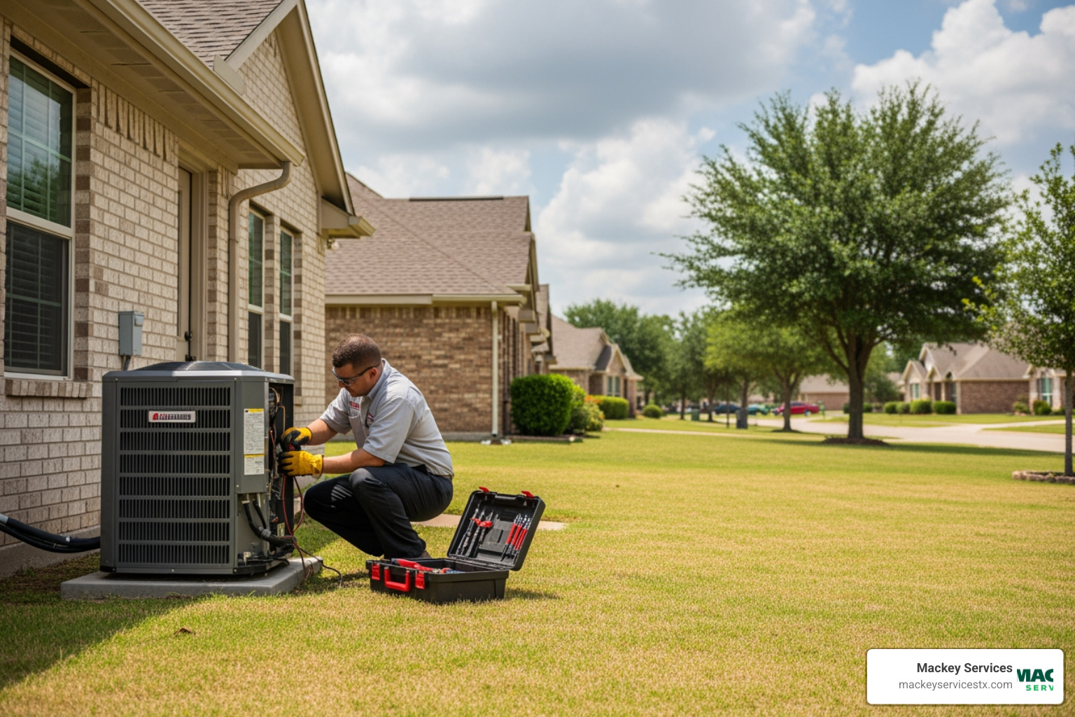 Infographic showing the heat pump cycle: outdoor unit extracting heat in winter and expelling heat in summer, with arrows indicating refrigerant flow through the reversing valve; includes temperature ranges for Dickinson TX summers (upper 80s to 90s) and winters (mid 60s to 30s); highlights key components like compressor, coils, and reversing valve; notes 10-15 year coastal lifespan and importance of regular maintenance - heat pump repair in dickinson, tx