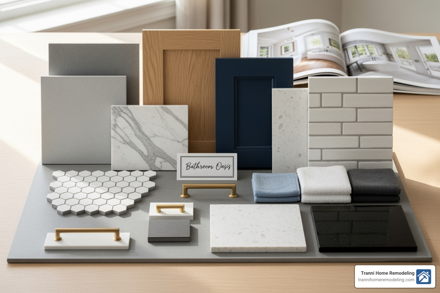 design mood board with tile, countertop, and cabinet samples - bathroom remodeling andover ma design mood board with tile, countertop, and cabinet samples - bathroom remodeling andover ma
