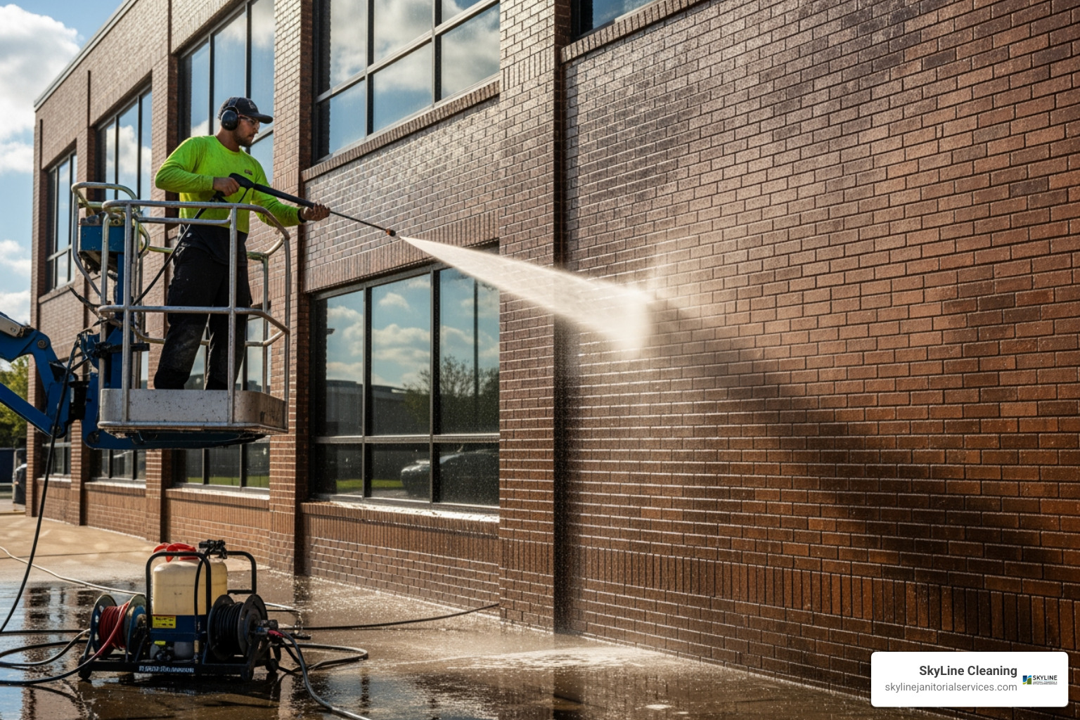 power washing technician - commercial power washing services near me